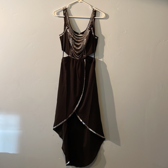 Bebe embellished high low dress - Picture 3 of 8